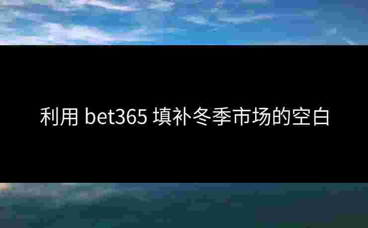 利用 bet365 填补冬季市场的空白
